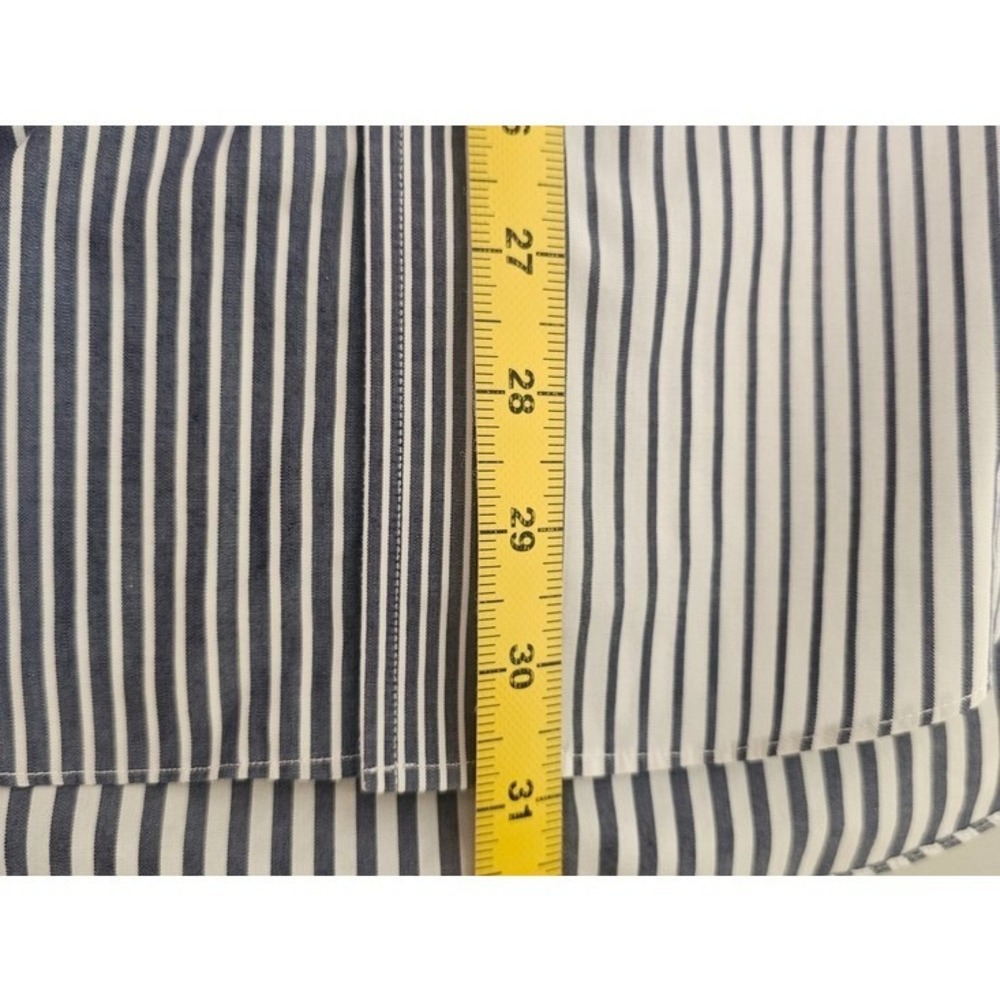 Brooks Brothers Mens S Blue Mixed Stripe Shirt Non-Iron Button Down Fun Shirt ~ - Picture 7 of 8